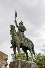 It's Monument near the Cathedral of the Assumption of Our Lady (Porto Cathedral), one of the most important Romanesque monuments in Portugal