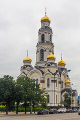 Fototapeta na wymiar Great Zlatoust Church (Bolshoi Zlatoust) in Yekaterinburg, Russia