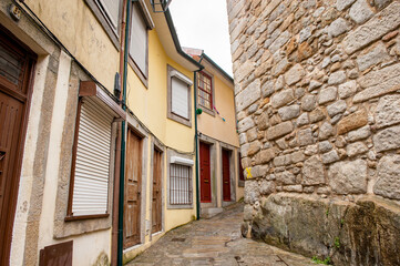 Fototapeta na wymiar It's Architecture of a traditional small quarter of Porto, Portugal.