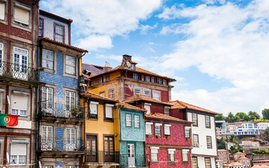 It's Architecture of a traditional small quarter of Porto, Portugal.