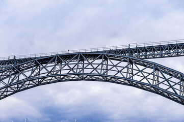 It's Bridge projected by Gustave Eiffel in Porto, Portugal