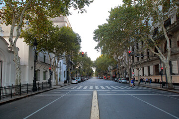 Streets of Buenos Aires City