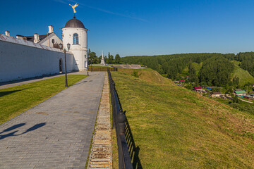 Walls of the Kremlin of Tobolsk, Russia