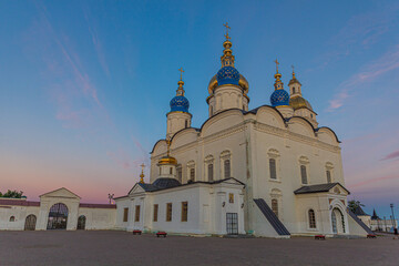 St. Sophia-Assumption Cathedral (Sofiysko-Uspenskiy Kafedralnyy Sobor) in the Kremlin in Tobolsk, Russia
