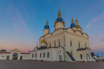 St. Sophia-Assumption Cathedral (Sofiysko-Uspenskiy Kafedralnyy Sobor) in the Kremlin in Tobolsk,...