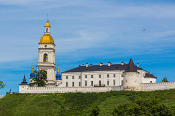 Fototapeta na wymiar Kremlin in Tobolsk with its bell tower, Russia