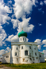 It's Alexander-Svirsky Monastery, Russian Orthodox monastery, Leningrad Oblast, border with the Republic of Karelia.