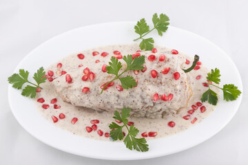 Chile en Nogada. Mexican food