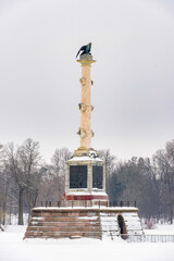 It's Architecture of Tsarskoye Selo (Pushkin), 25 km south-east of St. Petersburg, Russia.
