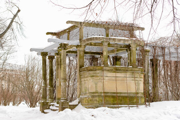 It's Architecture of Tsarskoye Selo (Pushkin), 25 km south-east of St. Petersburg, Russia.