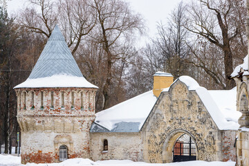 It's Refectory of the Fedorov town, complex of buildings in the town of Pushkin, near...