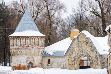 It's Refectory of the Fedorov town, complex of buildings in the town of Pushkin, near...