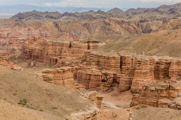 Charyn Canyon of Sharyn River in Kazakhstan