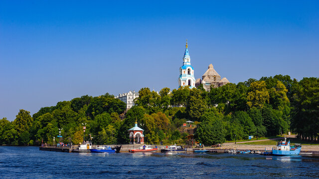 It's Port of the Valaam (Valamo), an archipelago of Lake Ladoga,Republic of Karelia, Russian Federation.