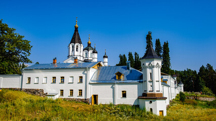 It's All Saints Church complex on the Valaam (Valamo), an archipelago of Lake Ladoga,Republic of...