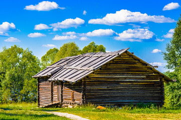 Obraz premium It's Creation of the Museum of Wooden Architecture 