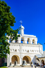 Fototapeta na wymiar It's Historic Monuments of Novgorod and Surroundings, UNESCO World Heritage Site, Novgorod, Russia