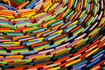 Colorful rubber background