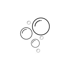 Bubble  icon vector