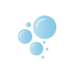 Bubble  icon vector