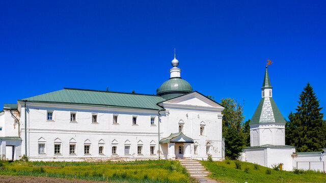 It's Territory of the Valday Iversky Monastery, a Russian Orthodox monastery founded by Patriarch Nikon in 1653. Lake Valdayskoye in Valdaysky District of Novgorod Oblast, Russia,