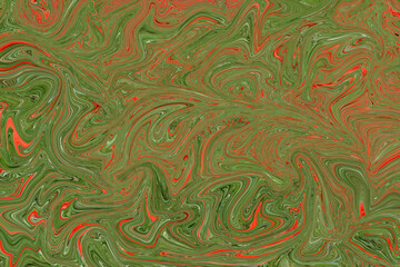 Abstract background pattern in green and red