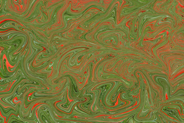 Fototapeta premium Abstract background pattern in green and red