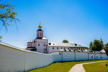 It's Valday Iversky Monastery, a Russian Orthodox monastery founded by Patriarch Nikon in 1653....