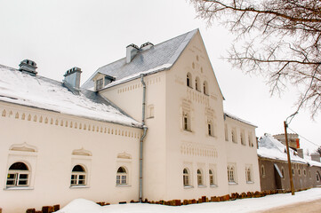 Infirmarive of  the Fedorov town, complex of buildings in the town of Pushkin, near St.Petersburg,...