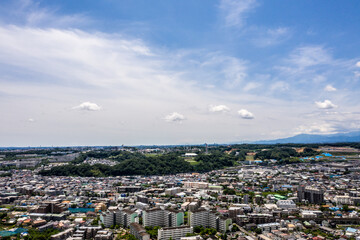 東京都多摩市方面の空撮写真_04