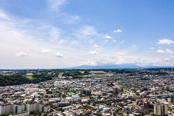 東京都多摩市方面の空撮写真_03