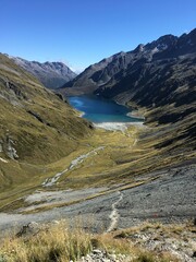 lake constance view from waiau pass