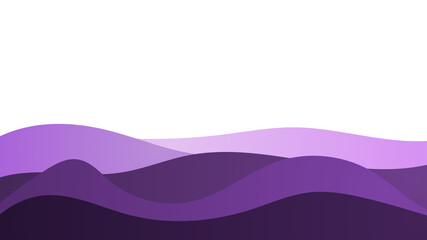 Abstract colorful background of color waves. Template for flyer, cover or banner