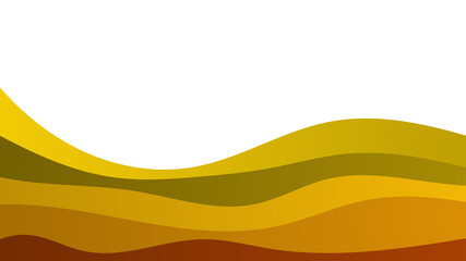 Abstract colorful background of color waves. Template for flyer, cover or banner