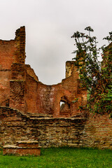 Fortress at the Monumental complex Curtea Domneasca, Targoviste, Romania