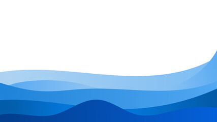 Abstract colorful background of color waves. Template for flyer, cover or banner