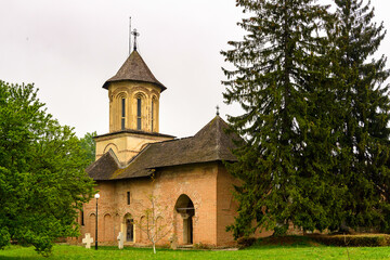 Fototapeta na wymiar Monumental complex Curtea Domneasca, Targoviste, Romania