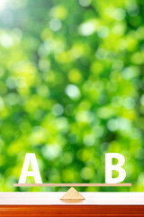 AとBのバランス