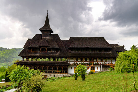 Wooden churches of Maramures site,  Transylvania, Romania. UNESCO World Heritage