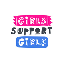 Hand-drawn lettering in sloppy style. Scandinavian doodles. Vector isolated motivation illustration