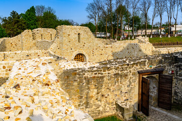 Part of the Seat fortress of Suceava, in the historical region of Bukovina, Central Europe, Romania