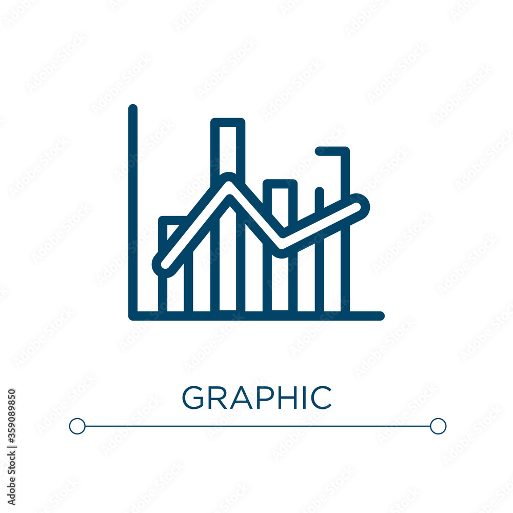 Aufkleber graphic icon. linear vector illustration. outline graphic icon vector. thin line symbol for use on w