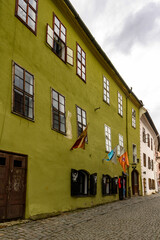 Architecture of the historic centre of Sighisoara, Romania. UNESCO World Heritage