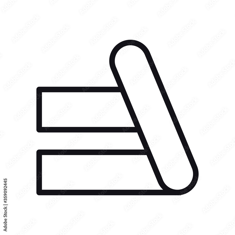 Poster geometric and abstract lines line style icon vector design