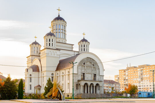 Romanian Orthodox Church in Onesti, Bacau County, Romania