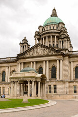 Fototapeta na wymiar City Hall of Belfast, the capital and largest city of Northern Ireland