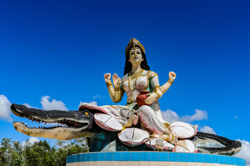 Sculpture of an Indian god, Suriname, South America