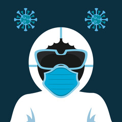 biosafety suit medical mask respiratory accessory for covid19 protection