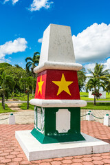 Monument commemorating the independence of Suriname (November 25, 1975)