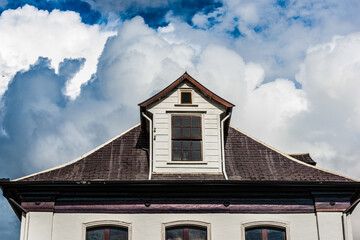 Architecture in the historic city of Paramaribo, Suriname. The historic inner city of Paramaribo is a UNESCO World Heritage Site since 2002.